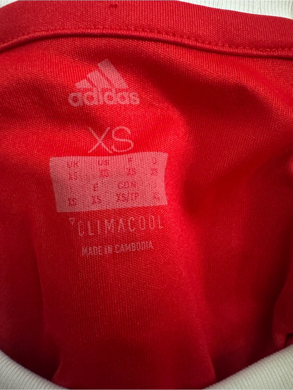 adidas Red & White FC Bayern Munich men’s xs Long-Sleeve Soccer Jersey - Picture 3 of 3